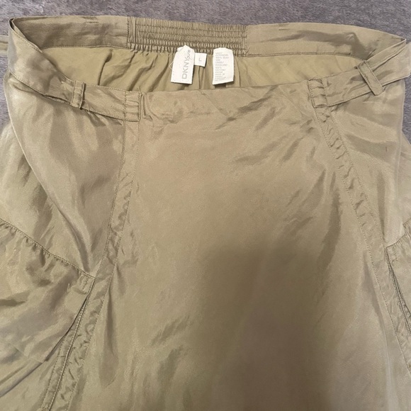 Dkny pure Asymmetrical Green Bubble Midi Skirt - Picture 13 of 16